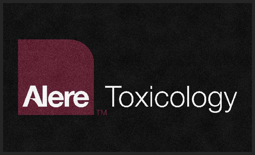 Alere Toxicology 3 x 5 Rubber Backed Carpeted HD - The Personalized Doormats Company