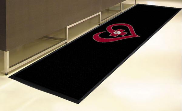Create Your Own 3 x 10 Rubber Scraper Logo Mat Rubber Scraper - The Personalized Doormats Company