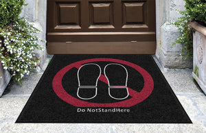 Closed Area Doors 3 X 3 Rubber Backed Carpeted HD - The Personalized Doormats Company