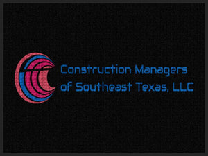 Construction Managers of Southeast Texas 3 X 4 Waterhog Impressions - The Personalized Doormats Company