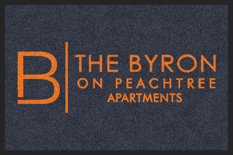 The Byron on Peachtree Dark Grey 2 X 3 Rubber Backed Carpeted HD