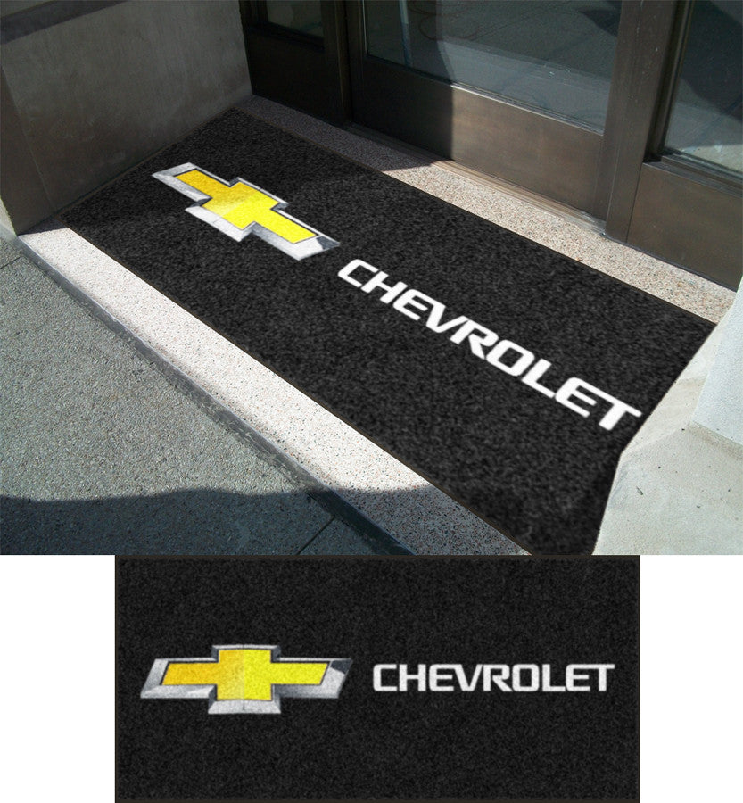 Chevy - LA Angels 3 X 8 Rubber Backed Carpeted HD - The Personalized Doormats Company