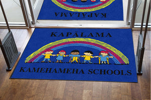 Kapalama 4 X 6 Rubber Backed Carpeted HD - The Personalized Doormats Company