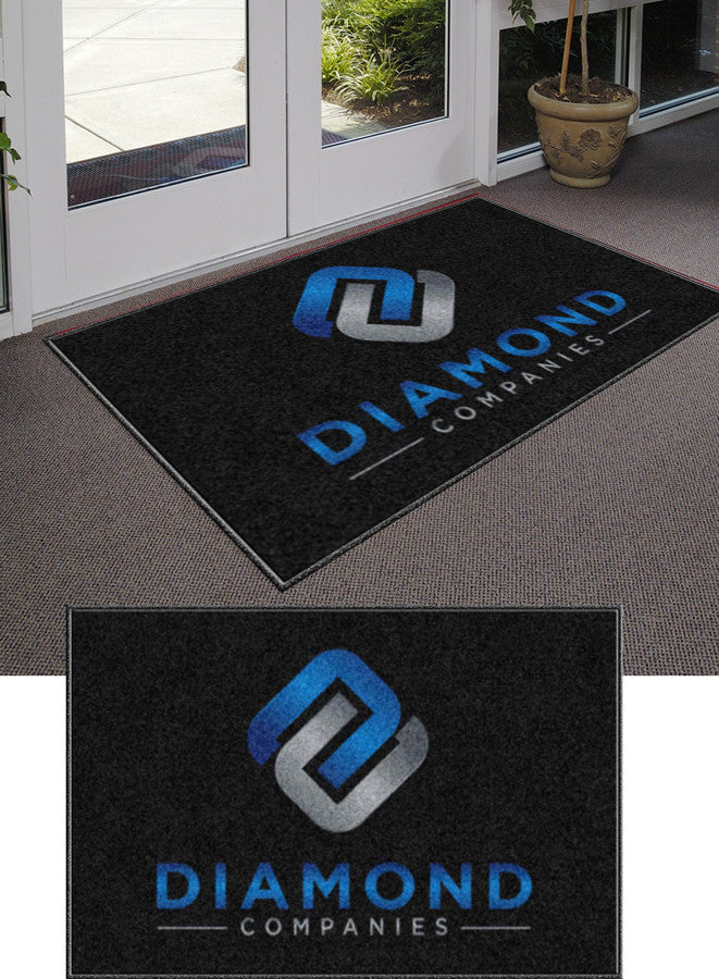 Diamond Companies Front Door 4 x 6 Custom Plush 30 HD - The Personalized Doormats Company