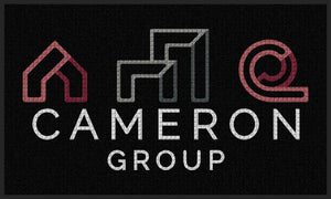 Cameron Logo 3 X 5 Waterhog Impressions - The Personalized Doormats Company
