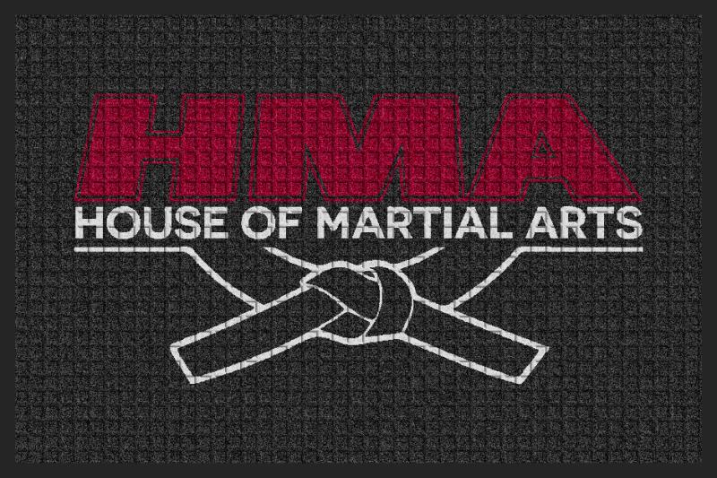 HMA Front Mat 2 x 3 Waterhog Impressions - The Personalized Doormats Company