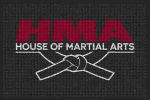 HMA Front Mat 2 x 3 Waterhog Impressions - The Personalized Doormats Company