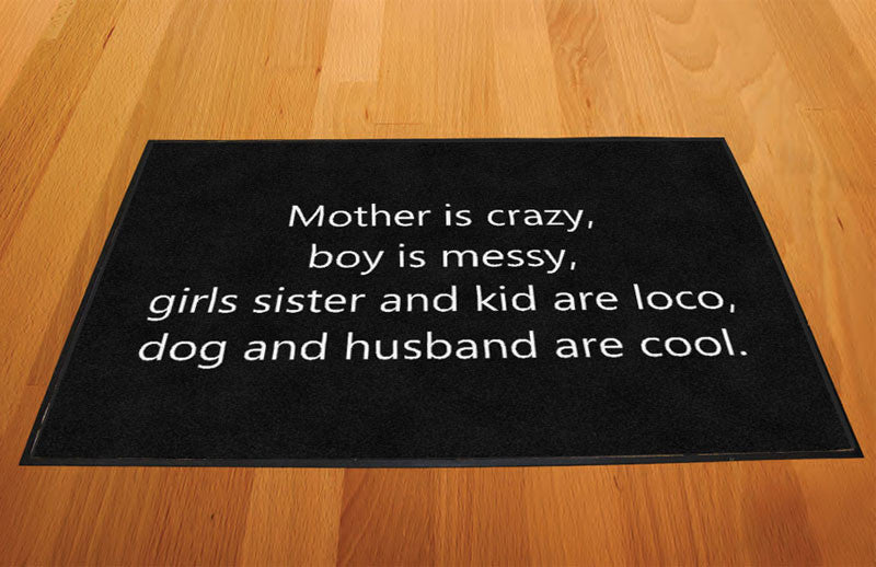 Door mat 2 X 3 Rubber Backed Carpeted HD - The Personalized Doormats Company