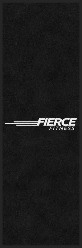 Fierce Fitness 2 X 6 Rubber Backed Carpeted HD - The Personalized Doormats Company