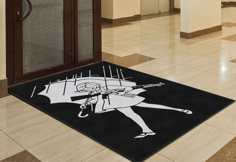 Designed 4 X 6 Rubber Backed Carpeted HD - The Personalized Doormats Company