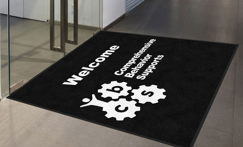 CBS 6 X 6 Rubber Backed Carpeted HD - The Personalized Doormats Company