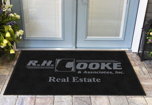 RH Cooke Entry Logo Carpet