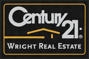 Century 21 Wright Real Estate 4 X 6 Rubber Backed Carpeted HD - The Personalized Doormats Company