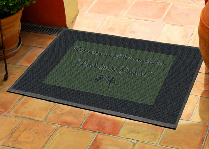 Folie Doormat 2.5 X 3 Rubber Scraper - The Personalized Doormats Company