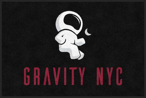 Gravity nyc 2 X 3 Rubber Backed Carpeted HD - The Personalized Doormats Company