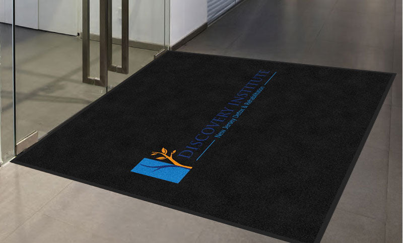 discovery institute 5 X 5 Rubber Backed Carpeted HD - The Personalized Doormats Company
