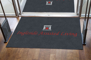 Ingleside Assisted Living 4 X 6 Rubber Backed Carpeted HD - The Personalized Doormats Company