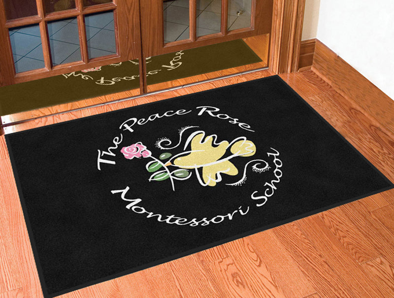 Peace Rose Carpeted Indoor Black