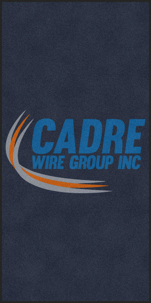 Cadre Wire Group 4 X 6 Rubber Backed Carpeted - The Personalized Doormats Company
