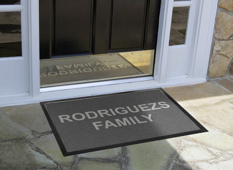 Rodriguez §-2 X 3 Luxury Berber Inlay-The Personalized Doormats Company