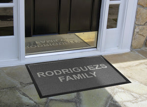 Rodriguez §-2 X 3 Luxury Berber Inlay-The Personalized Doormats Company