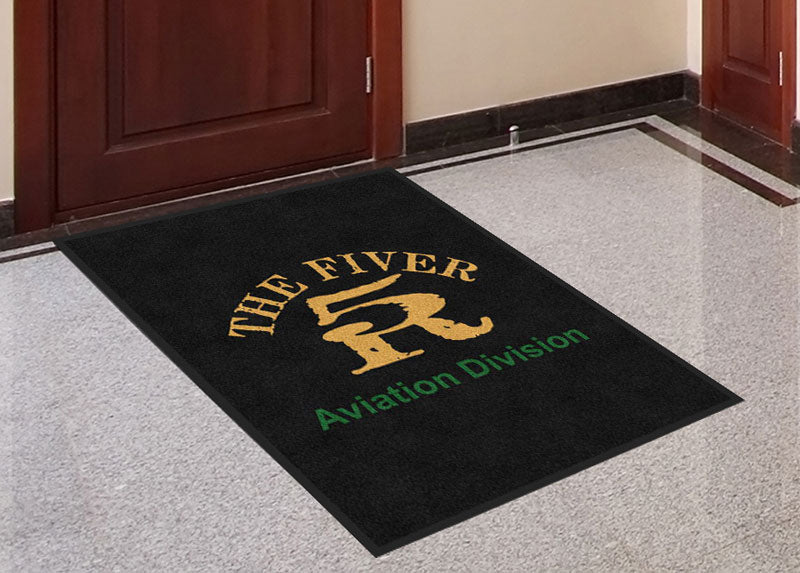 5R Aviation 3 X 4 Rubber Backed Carpeted HD - The Personalized Doormats Company