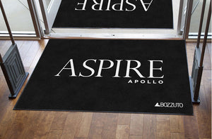 Aspire Logomat § 4 X 6 Rubber Backed Carpeted HD - The Personalized Doormats Company