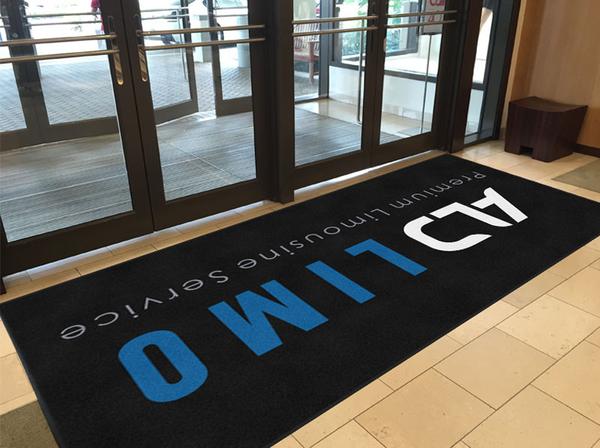 Create Your Own 6 x 12 Rubber Backed Carpeted HD Logomat Rubber Backed Carpeted HD - The Personalized Doormats Company