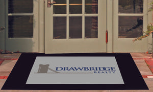 Drawbridge Realty 4 X 6 Rubber Scraper - The Personalized Doormats Company