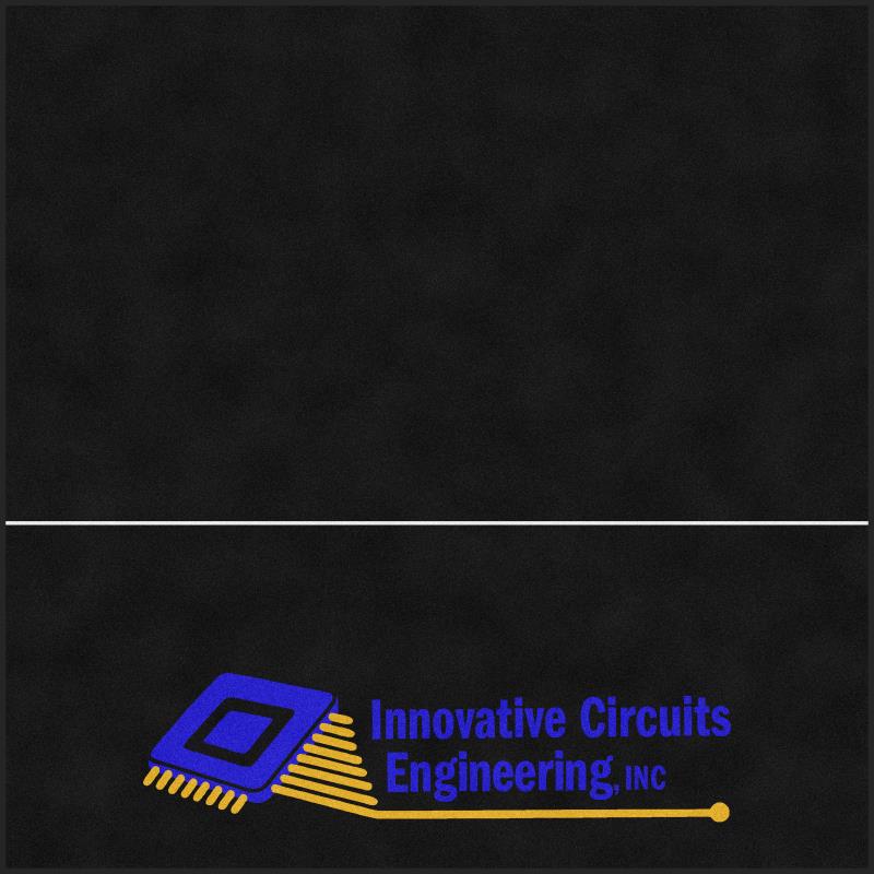Innovative Circuits Engineering, Inc 10 X 10 Rubber Backed Carpeted (XL 65mil) - The Personalized Doormats Company