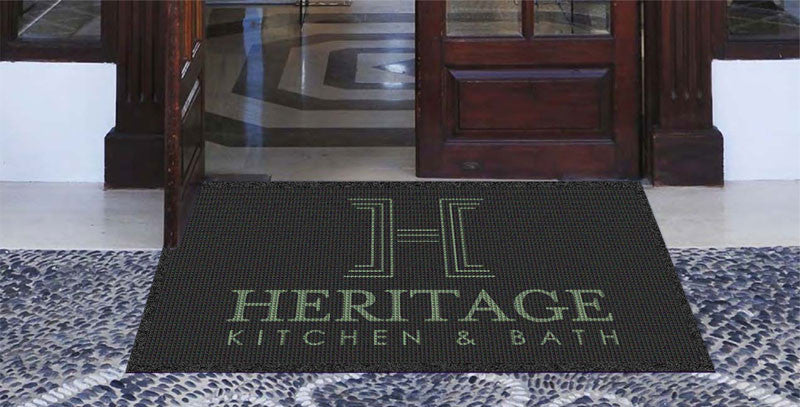 Heritage Kitchen & Bath 3 x 5 Waterhog Impressions - The Personalized Doormats Company