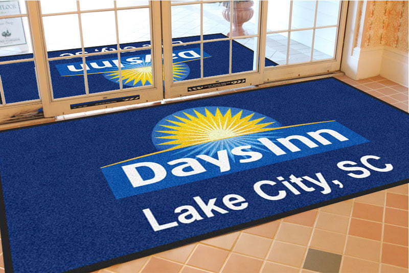 DAYS INN 4 x 8 Rubber Backed Carpeted HD - The Personalized Doormats Company
