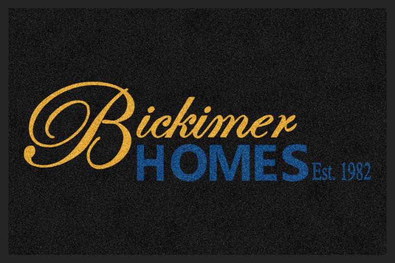 Bickimer Homes 2 X 3 Rubber Backed Carpeted HD - The Personalized Doormats Company