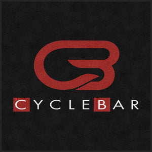 Cycle Bar 6 X 6 Rubber Backed Carpeted HD - The Personalized Doormats Company