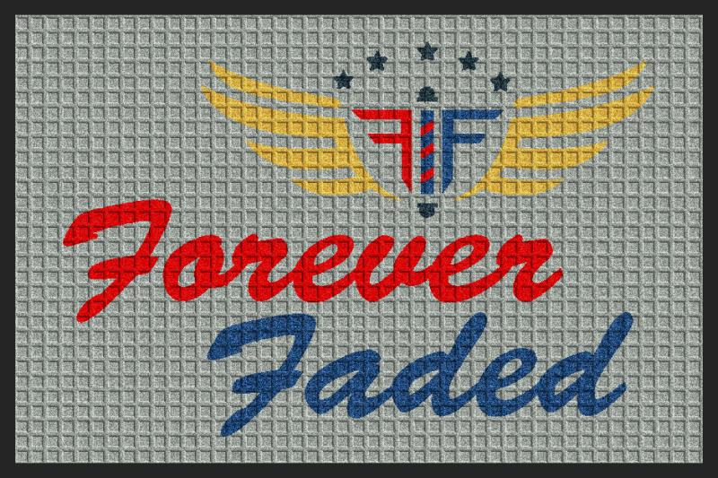ForeverFaded Hair Lounge 2 x 3 Waterhog Inlay - The Personalized Doormats Company