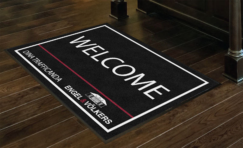 Dina Trafficanda 3 X 4 Rubber Backed Carpeted HD - The Personalized Doormats Company