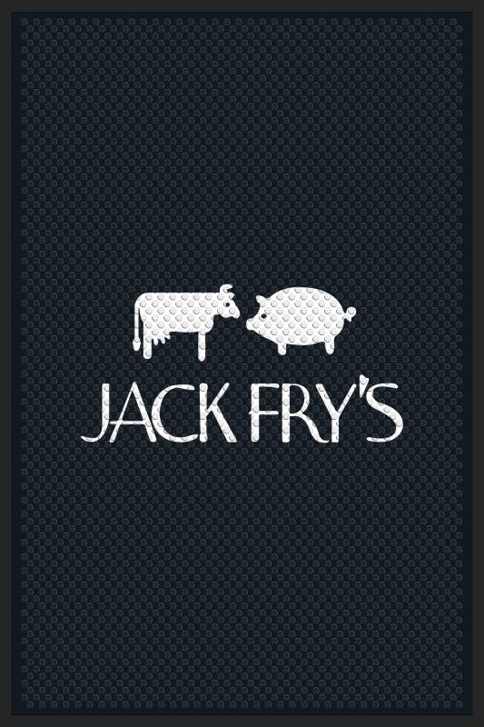 Jack Fry's 4 x 6 Rubber Scraper - The Personalized Doormats Company