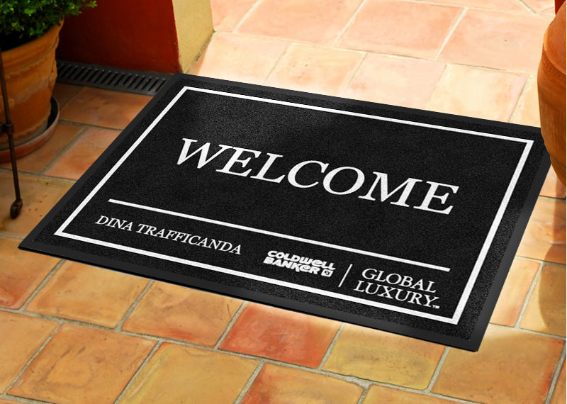 Dina Trafficanda 2 X 3 Rubber Backed Carpeted HD - The Personalized Doormats Company