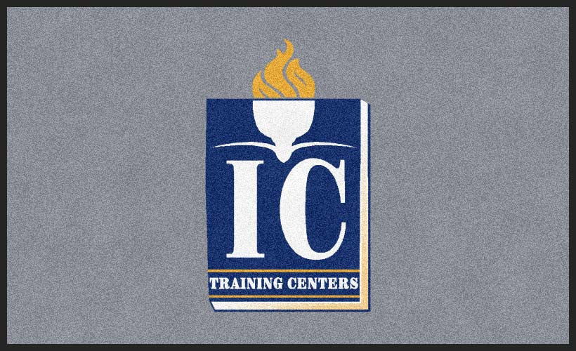 I.C. Training Centers 3 X 5 Rubber Backed Carpeted HD - The Personalized Doormats Company
