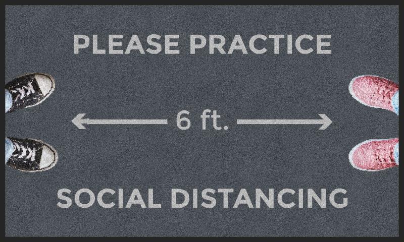 Social Distance Mat