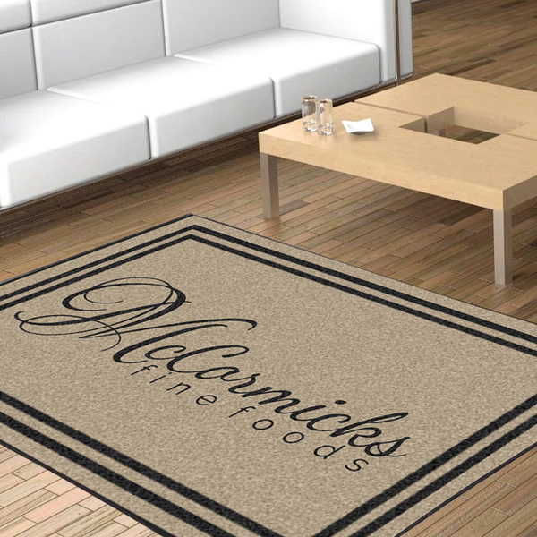 Custom 24x36 Inch Doormat, 2x3 Feet Door Mat, Personalized Logo, Business  Office Logo Rug, Flocked Coir Welcome Mat Personalized Doormat 